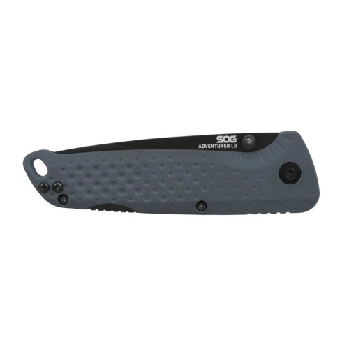 SOG Adventurer LB Grey/Black 7.5" Folding Knife SOG Adventurer LB Grey/Black 7.5" Folding Knife