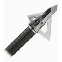 Muzzy Trocar Crossbow 3-Blade 125gr Broadheads - 3PK