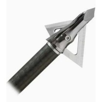 Muzzy Trocar Crossbow 3-Blade 125gr Broadheads - 3PK