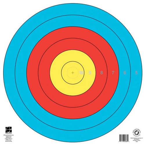 World Archery 6-Ring Waterproof 80cm Target