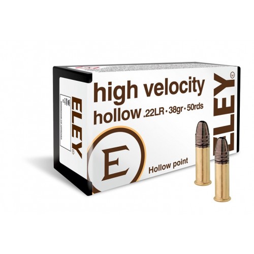 Eley High Velocity Hollow Point 22LR Ammuntion