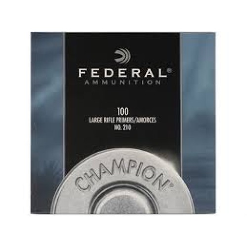 Federal #210 Large Rifle Primers - 100ct