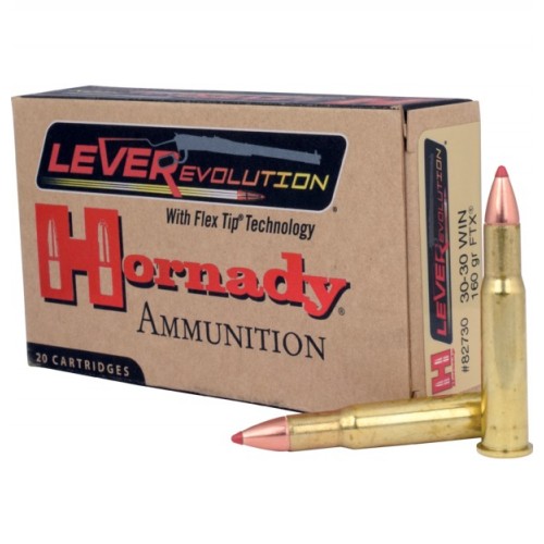 Hornady 30-30 Win 160gr FTX LEVERevolution Ammunition