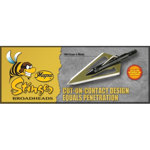 Magnus Stinger 4-Blades Broadheads