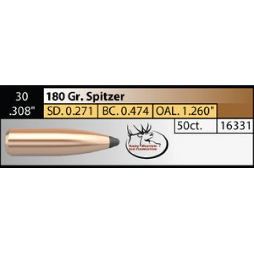 Nosler Partition 30Cal 180gr Bullets