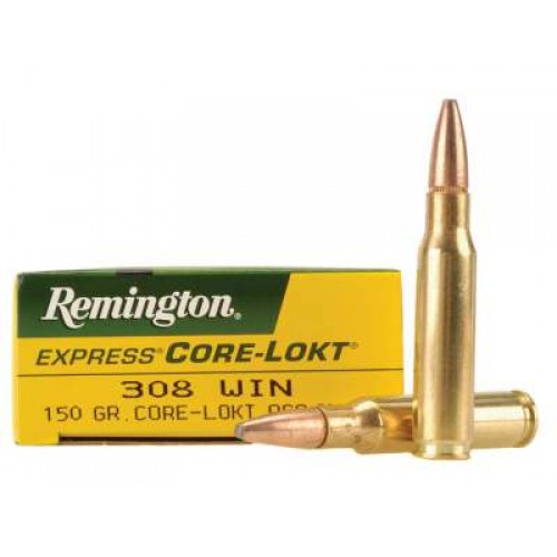 Remington Core-Lokt 308 Win 150gr PSP Ammunition