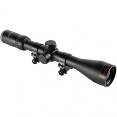 Tasco 3-9x40 Rimfire Truplex Reticle Riflescope w/Scope Ring Set for Weaver Rails