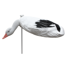 White Rock Feeder 3D Headed No Shine Headed Snow Goose Decoys - Dozen