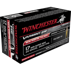 Winchester Varmint HE 17WSM 25gr Ammunition
