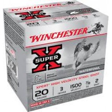 Winchester Super-X Steel 20ga 3" #2 - Box