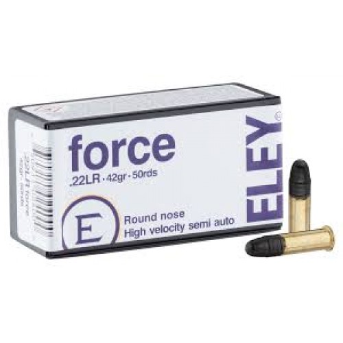 ELEY Force High Velocity 22LR 42gr Ammunition