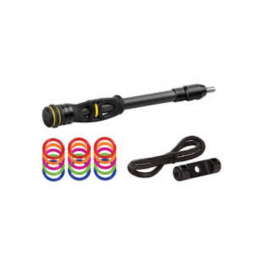 Trophy Ridge Hitman 8" Stabilizer w/Wrist Strap, Mounting Bar & Colored Rings