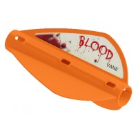 Blood Vanes One-Piece Vane Sleeves (6 Pack Orange Small Diameter)
