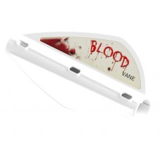 Blood Vanes One-Piece Vane Sleeves (6 Pack White Standard Diameter)