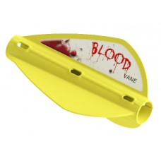 Blood Vanes One-Piece Vane Sleeves (6 Pack Yellow Standard Diameter)