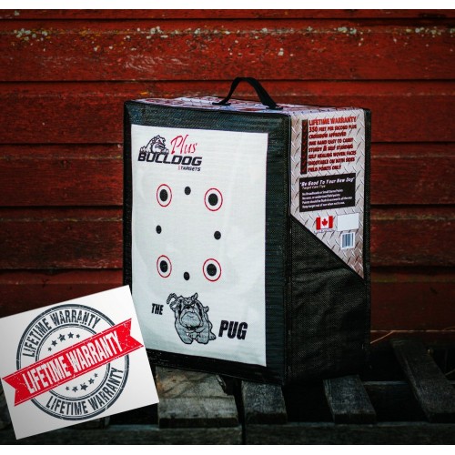 Bulldog Pug 16"x19"x10" Archery Target Bulldog Pug 16"x19"x10" Archery Target