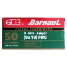Barnaul 9mm Luger 115gr FMJ