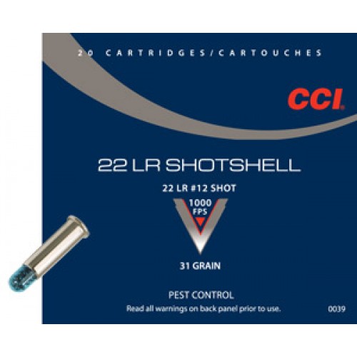 CCI 22LR Shotshell 31gr Ammunition
