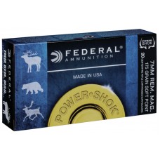 Federal Powershok 7mm Rem Mag 175gr SP Ammunition