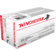 Winchester 22-250 45gr JHP Ammunition - 40Rds Per Box