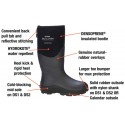 DRYSHOD Arctic Storm -40C Polar Fleece Lined 100% Waterproof Boot - M9