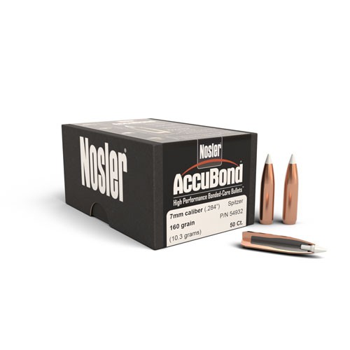 Nosler AccuBond Bullets - 7mm 160gr. - 50/Box
