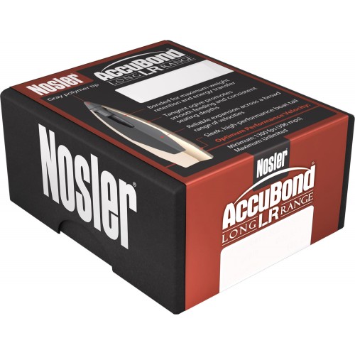 Nosler AccuBond LR  (Long Range) Bullets - 30cal. 168gr. - 100/Box
