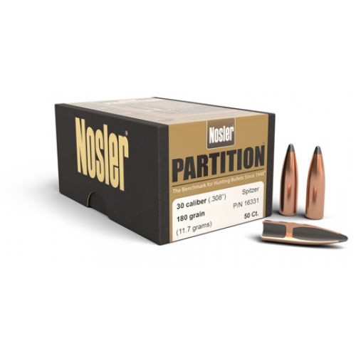 Nosler Partition Hunting Bullets - 6.5mm 140gr. - 50/Box