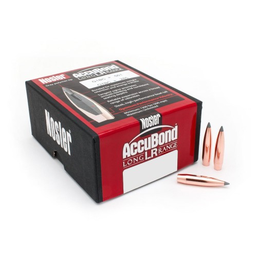 Nosler AccuBond LR  (Long Range) Bullets - 6.5mm 142gr. - 100/Box