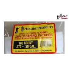 Pro-Shot #102 Cotton Cleaning Patches .270-38cal - 100CT