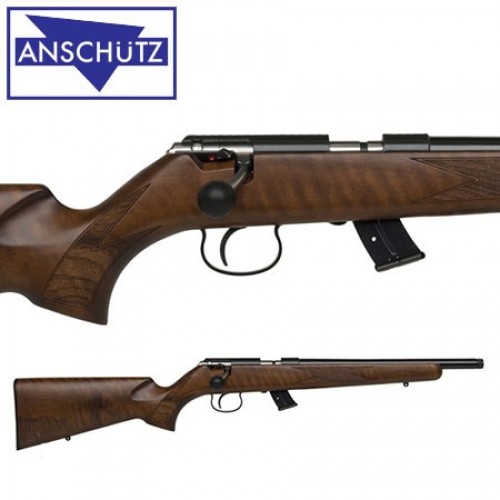 Anschutz 1416 G-20 Classic 22LR 18" HB - Walnut Beavertail Stock