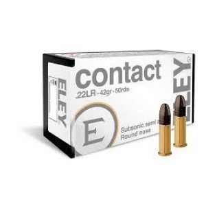 ELEY Contact Subsonic 22LR Ammunition