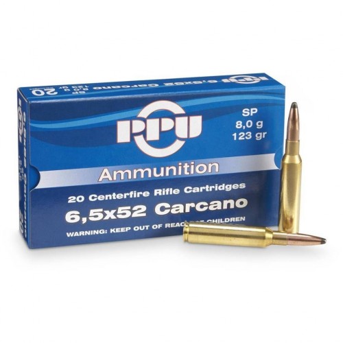 Prvi Partizan (PPU) 6.5x52 Carcano 139gr FMJBT Ammunition