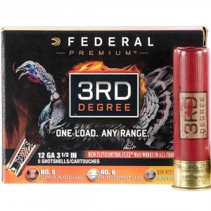 Federal Premium 3rd Degree 12ga 3" 1-3/4oz 5,6,7 Shot