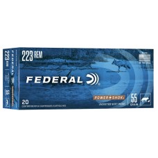Federal Power-Shok 223 55gr SP Ammunition