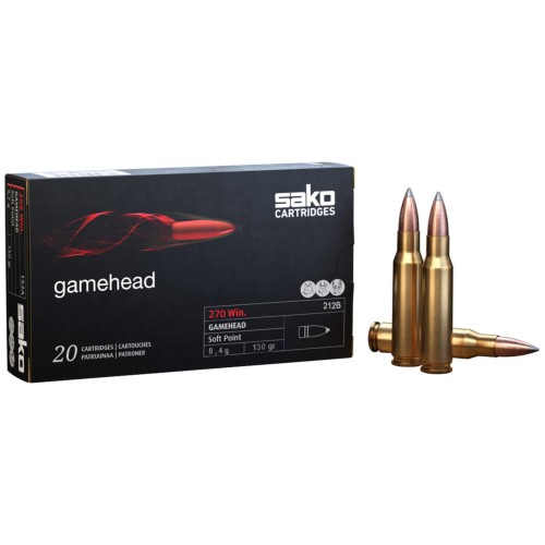 Sako Gamehead 270Win 130gr Soft Point Ammuntion Sako Gamehead 270Win 130gr Soft Point Ammuntion