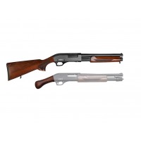 Canuck Regulator/Defender Combo Walnut 12ga - 3" Pump 14"Barrel w/Full & Raptor