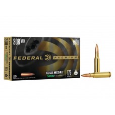 Federal Premium Gold Medal Sierra Matchking 308Win 175gr Ammunition