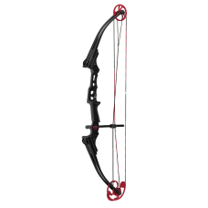 Genesis Mini 12# LH Compound Bow - Black / Red