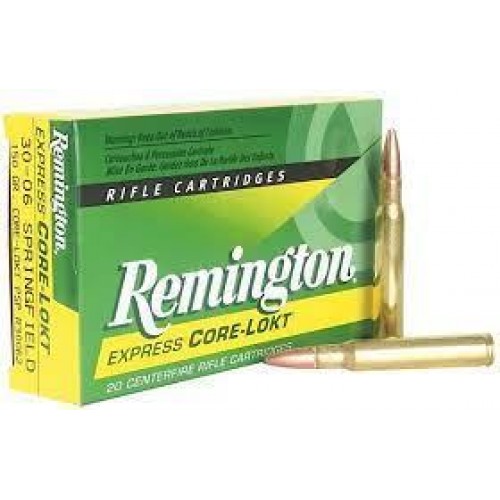 Remington 30-06 SPRG Core-Lokt 150gr PSP Ammunition