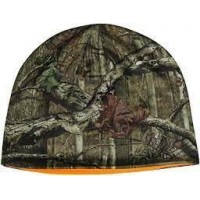HQ Outfitters Reversible Mossy Oak / Blaze Orange Beanie