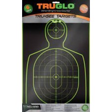 TruGlo Tru-See Handgun Target Silhouette - 6Pack
