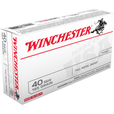 Winchester USA 40S&W 165gr Ammunition