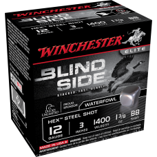 Winchester Blind Side Hex Steel Shot 12ga 3" BB - 250RD Case