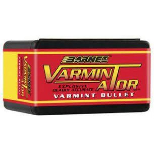 Barnes Varminator 22 Caliber 40gr FB HP Bullets - 100Ct