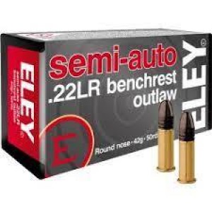 ELEY Semi-Auto Benchrest Outlaw 22LR Ammunition