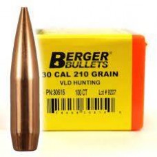 Berger VLD Hunting Bullets - 30cal. 210gr. - 100/Box