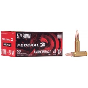 Federal American Eagle 5.7x28 40gr Ammunition