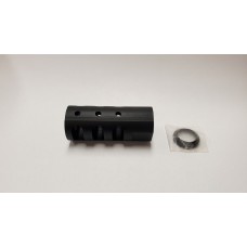 SRC Downforce Muzzle Brake Stainless Flat Black 1/2 x 28 9MM