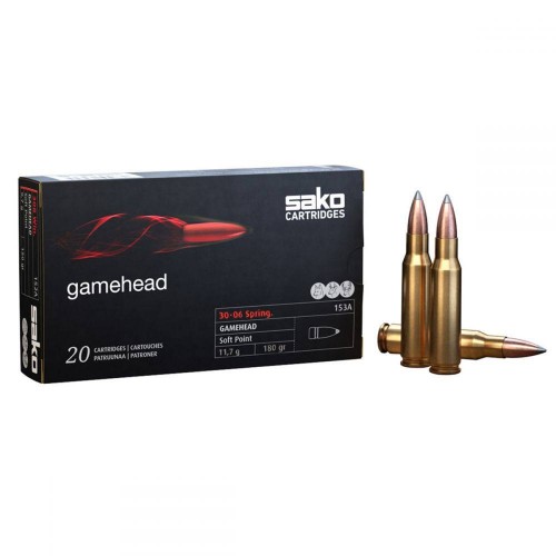 Sako Gamehead 30-06Sprg 180g Soft Point Ammunition Sako Gamehead 30-06Sprg 180g Soft Point Ammunition